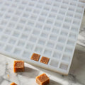 225 Cavities Square Silicone Candy Molds Mini Silicone Mold for Hard Candy Chocolate Gummy Caramel Ganache Ice Cubes
