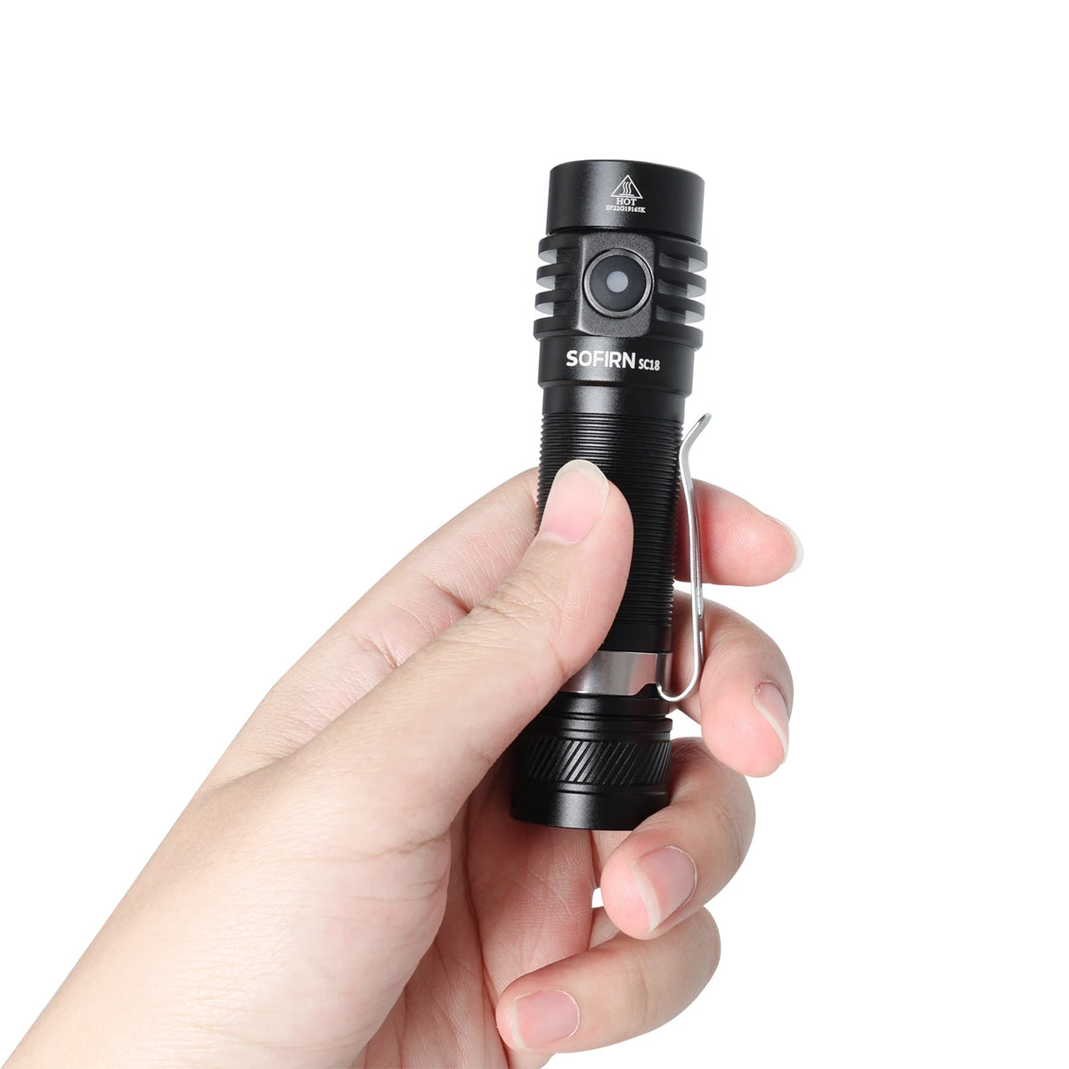 Compact and Portable Design SST40 1800lm IPX8 Waterproof 90CRI EDC Torch Shock Resistant Self Defense Led Flashlight