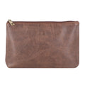 Customized PU Leather Pouch Travel Toiletry Bag Pu Leather Custom Color Washed Case for Women