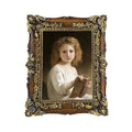 European Wholesale Eco-Friendly RoHS Certified Resin Photo Frame Wall Hanging Sculpture Children's Artificial Figurine Custom