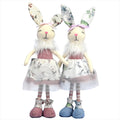 Handmade Easter Decoration Indoor 2026 Handcraft Rabbit Gifts Standing Long Ear Stuffed Plush Bunny