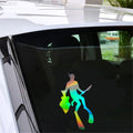 Deep Sea Fishing Car Laser Sticker Vinyl Decal Car Truck Bumper Window Laptop Sticker Decor Gift Die Cut Decals Window Glass MegaBDM