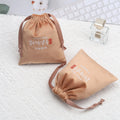 High End Velvet Jewelry Gift Packaging Pouch Small Luxury Drawstring Velvet Mini Bag for Jewelry Packing