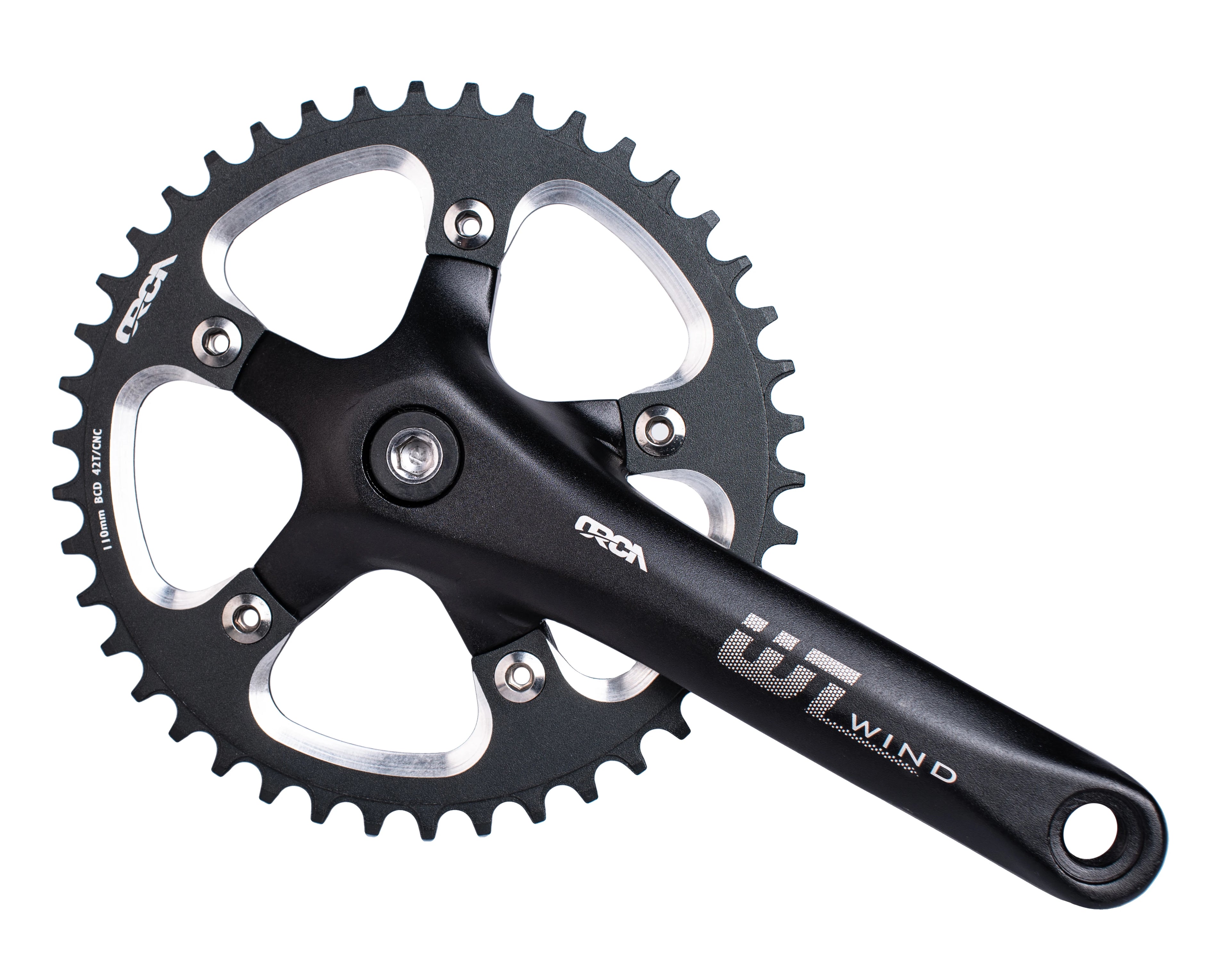 Mtb Bike Chainwheel Bcd110  Wide and Narrow 36/38/40/42/44/46/48t Chainring 170mm square Crank Gravel Bicycle Crankset