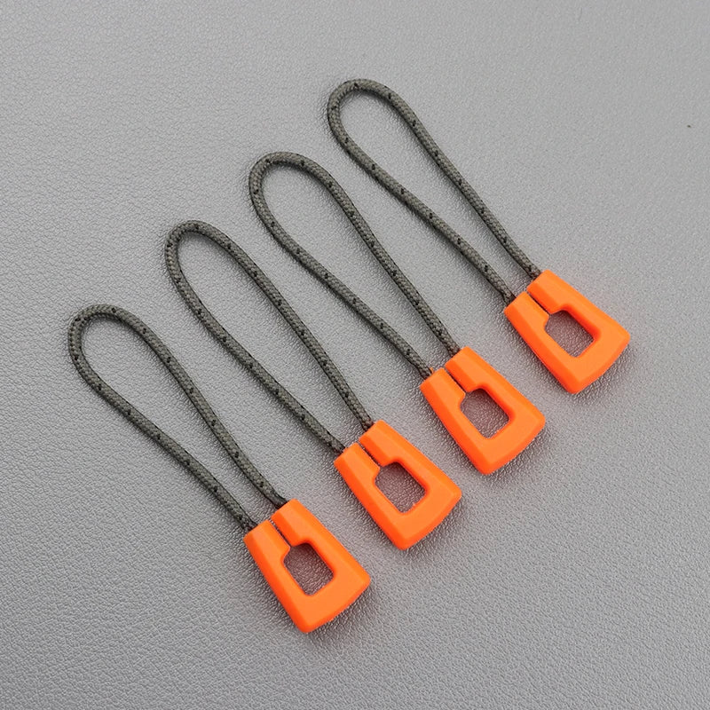 Cheap Custom Zipper Pulls for Garment Best Selling Orange Handbag Zipper Pulls