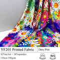Four Way Stretch Digital Flower Print Nylon Spandex Knitted Fabric for Swimwear and Dance Wear