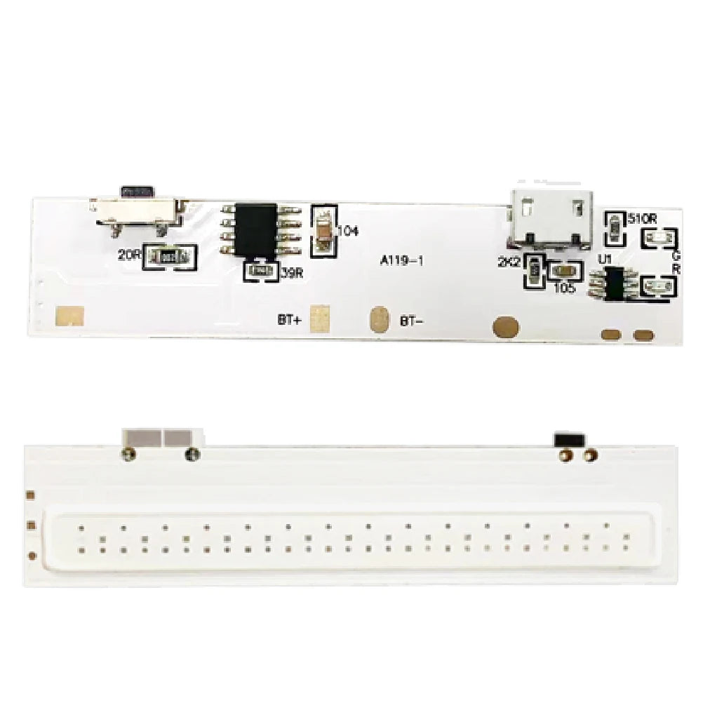 Professional Lighting Module 61*13*1.0mm 2V 0.84W Yellow COB Chip LED Light