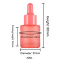 Wholesale 30Ml/20ml Frosted Glass Dropper Bottle Essential Oil Flat Shoulder Dropper Bottle Frosted Glass Cosmetic Packaging