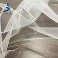 Wholesale 63" 100% Nylon Tulle Fabric Strong Transparent Mesh Girl's Dress Soft Lightweight Shrink-Resistant Knitted