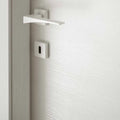 Ultimate Minimalist Style High-end Gray Wood Horizontal Grain Board Door