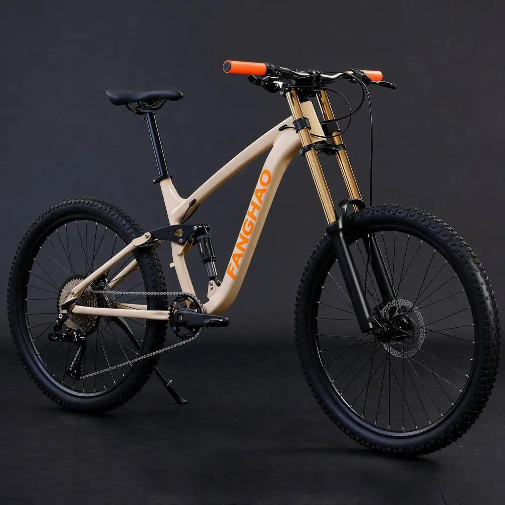 Factory Price 26'' 27.5'' 29er Inch Full Suspension Woman Bike 21 Speed Bicycle Men Mountain Adult Cycle MegaBDM