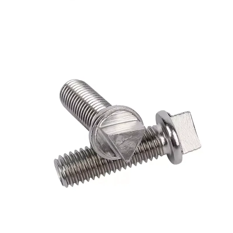 M6 M14 Custom Triangular Head Anti-theft Screws Special Shaped Bolts Screw and Nuts Nail Manufacturer SUS304