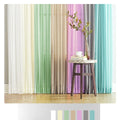 Cheap Ready White Sheer Curtain Linen Look Veil Curtain Fabric Sheer Voile Curtains for Living Room