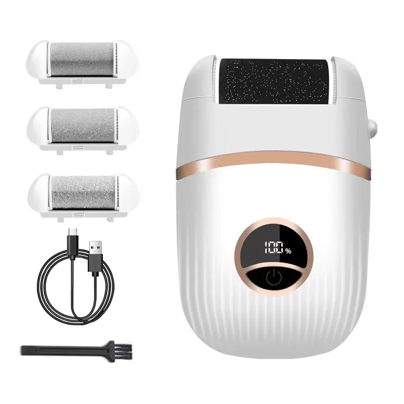 Electric Digital Display Foot Grinder & Peeling Trimmer Callus Remover for Feet Removes Skin & Calluses Easily