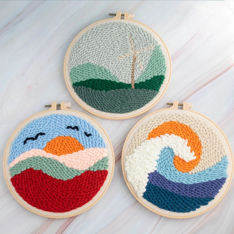DIY Wool Embroidery Kits for Beginners Cartoon Embroidery Kits for Kids Cross Stitch Kits Embroidery Set As Best Gifts Home