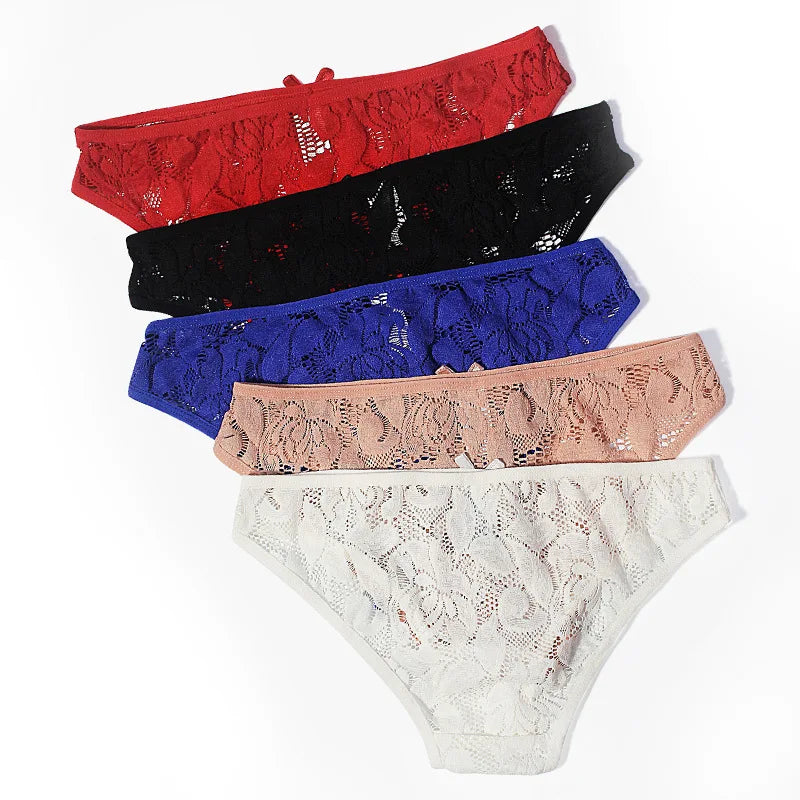 Wholesale Cheap Price Ladies Lace Comfortable Panties Lace Briefs Women's Underwear
