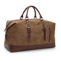 Large Capacity Luxury Weekender Duffle Bag for Waterproof Canvas Carry-on Luggage with Zipper Closure Fashion Style
