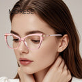 MORESE Model 2104 Eyewear Cat Eye Eyeglasses TR90 Optical Frame Designer Fashion Glasses Ready Stock Wholesale Frames