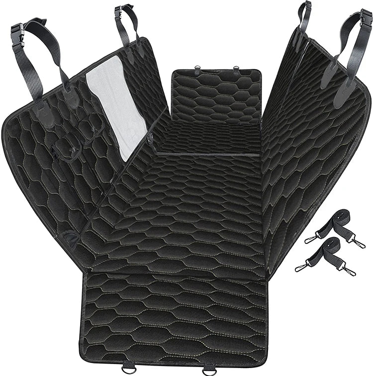 4-IN-1 Cushion Safety Large for Dogs Waterproof Protector Washable Carseat Bag Armrest Bed Pet Dog Car Seat Cover