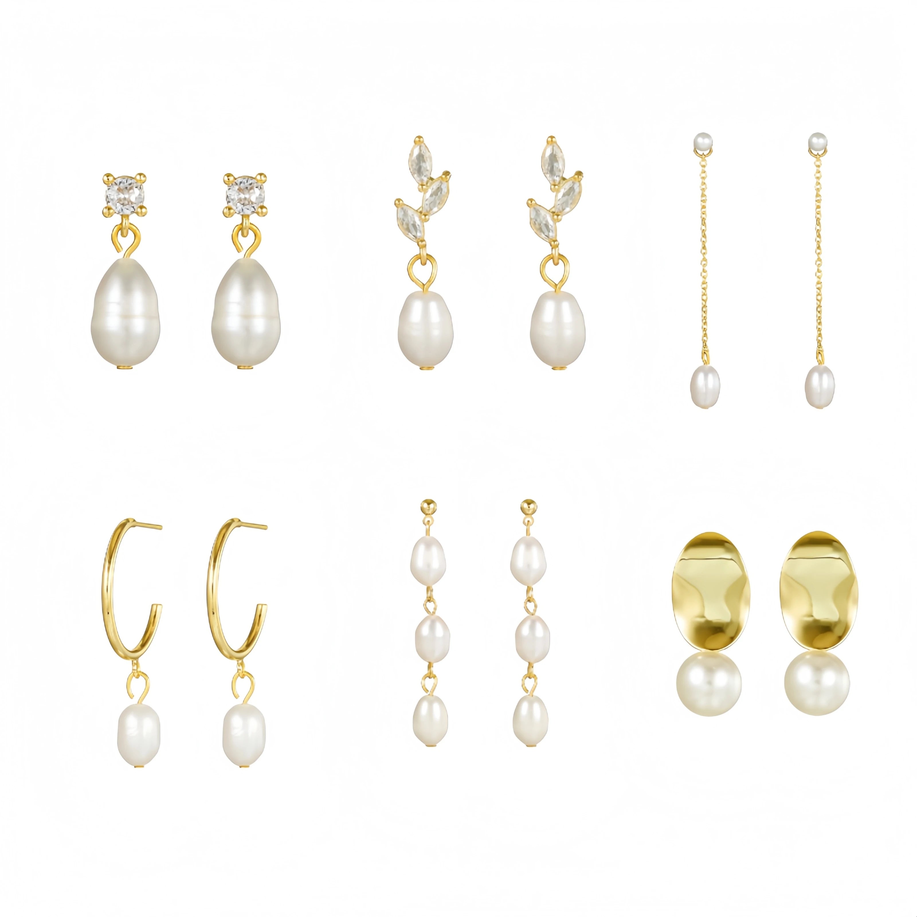 Chain Dangle Pearl Earrings Pearl Earrings 925 Silver Stud Pearl Earrings