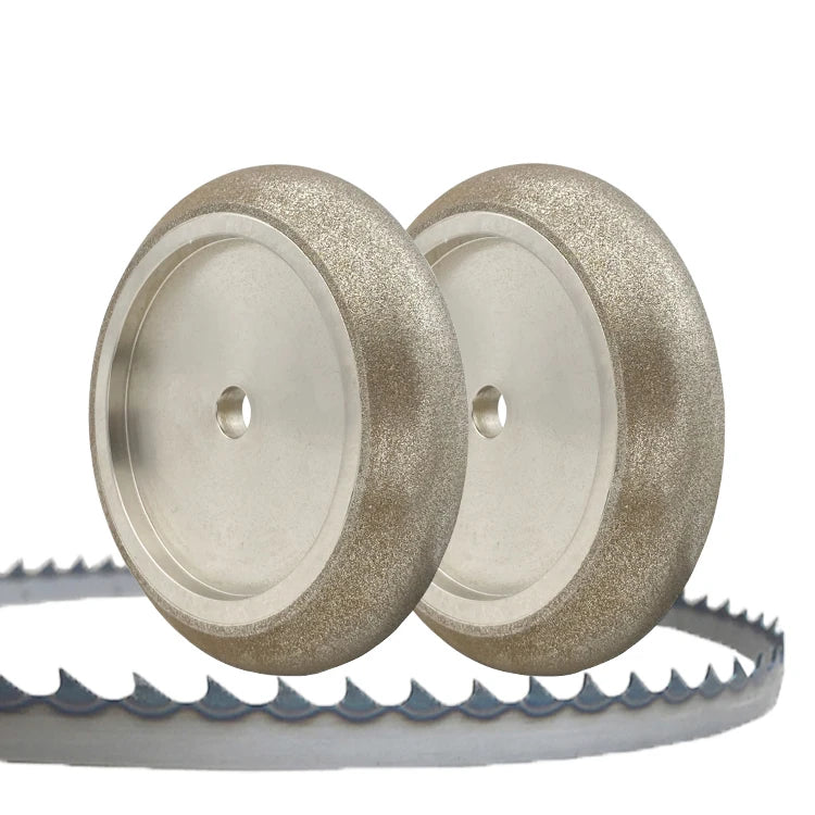 Electroplated CBN Grinding Wheel for Band Saw Blade Sharpening Bandsaw Sawmill Parts Wheels Automatic Sharpener Machine