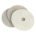 Wet and Dry Polishing for Marblegranitequartz by 4 Inch 3 Step Diamond Resin Polishing Pads
