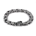 Fashion Jewelry Wholesale Stainless Steel Mens Chain Bracelet Biker Chain Dragon Clasp Wristband Viking Bracelet Jewelry