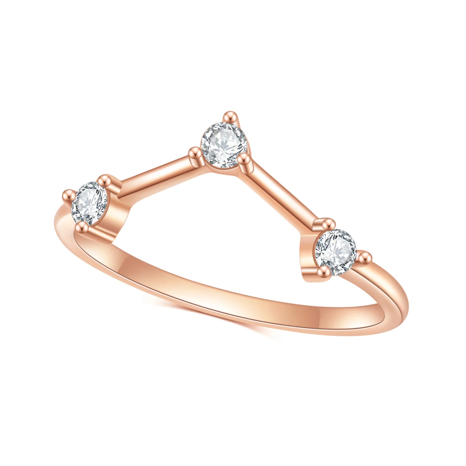 OL0958 Abiding Shield 3 Years Long Lasting Plating Jewelry 2.5mm Moissanite Diamond Gold Plated 925 Sterling Silver Ring Wedding