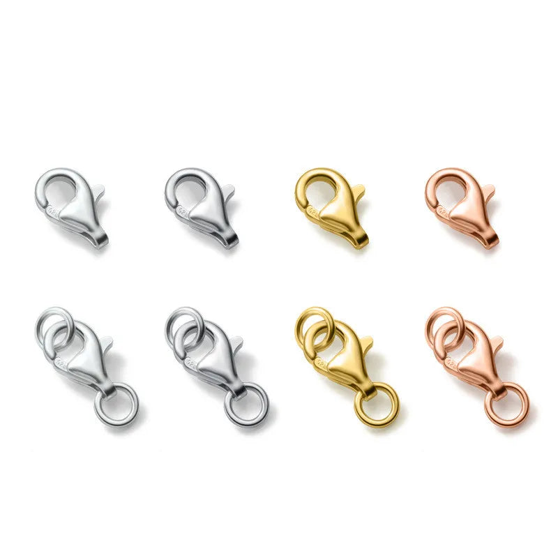DIY Necklace Clasp Accessories Snap Hook Lobster Claw Clasps Jewelry Clam Shell Necklace Clasps and Closures Accessories