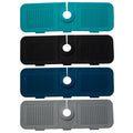 Classic Style Silicone Slope Faucet Mat Kitchen Sink Drying Mat with Counter Bathroom Splash Guard Draining Pads