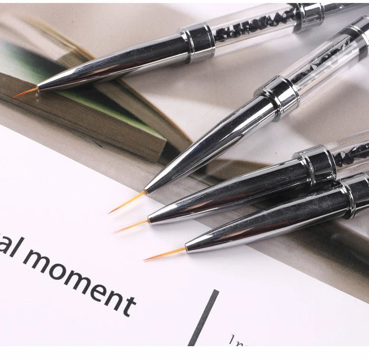 Professional Double Head Pens Striping Brushes Acrylic Nail Art Brush Liner