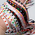 YH Versatile Cross-Border Flat Shoelace Pair Heart-Printed Valentine's Day Colorful Polyester Durable and Stylish
