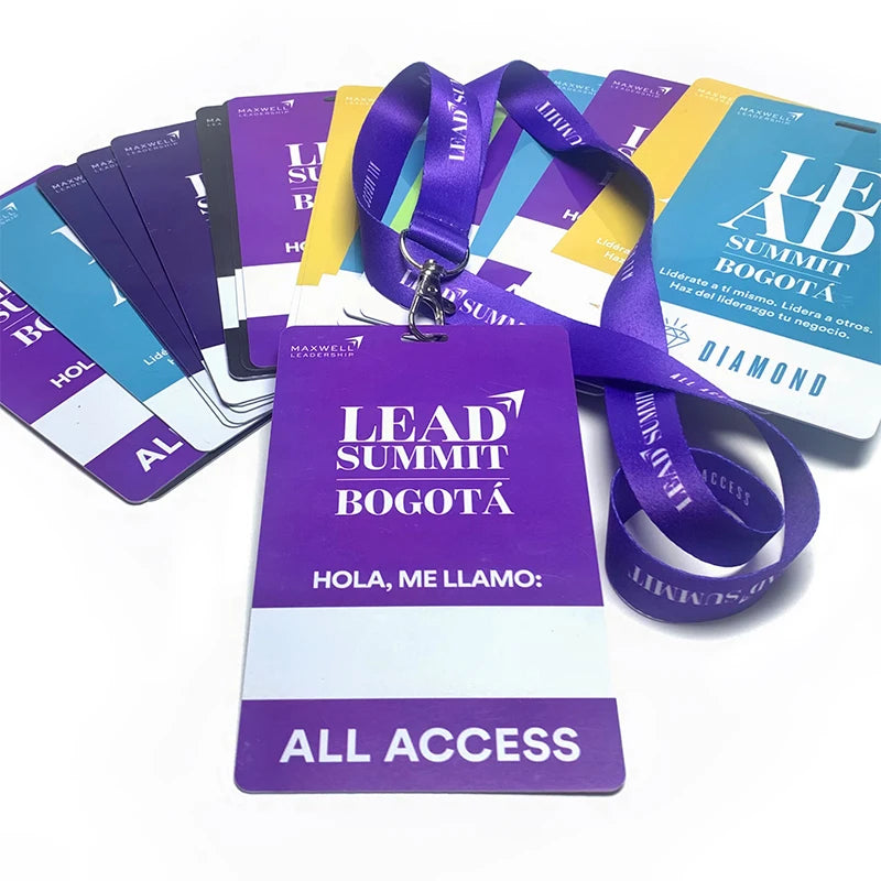 Customized Lanyards Full Color Printing Work ID Card Holder Sublimation Teacher Neck Polyester Lanyard With Logo Custom