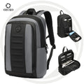 Ozuko 9695 Slim Waterproof Travel Bag Anti-Theft Lightweight Work Computer BagCollege Laptop Backpack Gifts for Men Women