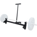 900lb Deadlift Jack Barbell Stand with Wheels | Easy Weight Plate Replacement for Efficient Weightlifting Training