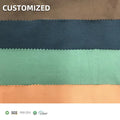 Plain Dyed 340gsm Bamboo Organic Cotton Spandex Jersey Fabric T-shirt