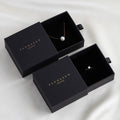 PandaSew Custom Logo Jewelry Packaging Drawer Box with Sponge for Necklace Ring Luxury Jewelry Boxes