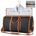 Portable PU Leather Folding  Multifunctional  for Men Zipper Fashion Baggage Bag Suitcase Suit Tote Bag