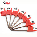 Wholesale Industrial Mini Red Flag Box Spanner S2 Torx Six Star Shaped Small Customizable OEM DIY Steel Zinc Finish CMC Repair