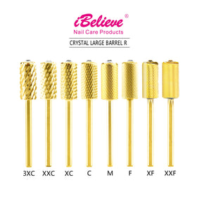 Wholesale Gold Tungsten Carbide With Diamond Super Long Tapered Nail Drill Bits Safety Nail Drill Bit