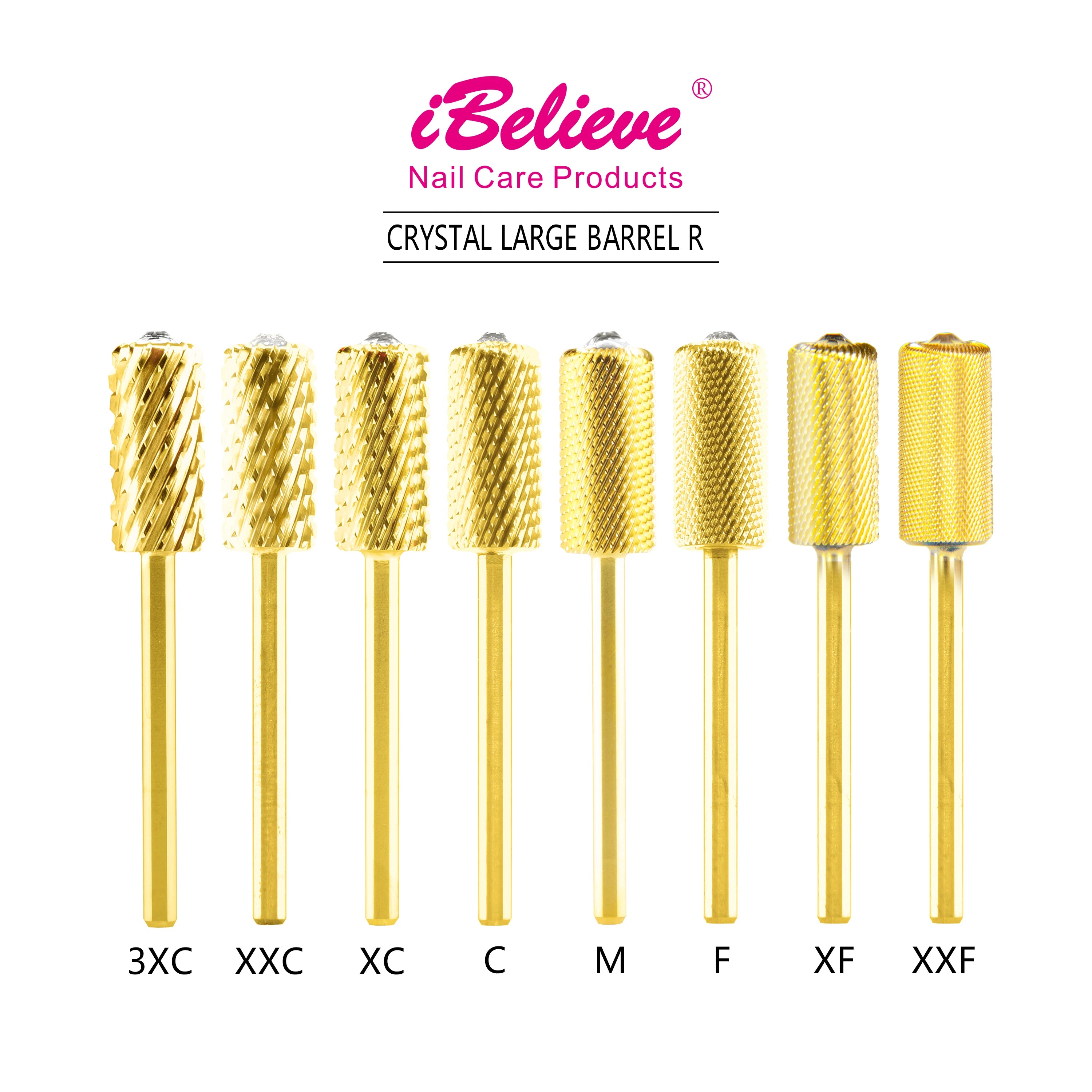 Wholesale Gold Tungsten Carbide With Diamond Super Long Tapered Nail Drill Bits Safety Nail Drill Bit