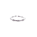 2023 Wholesale Simplicity Bamboo-Shape Adjustable Opening Couple Ring Fashion Ring Jewelry for Men Women