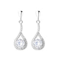 Yaeno Fine Jewelry Sterling Silver 925 Dangle Earrings for Women Wedding Jewelry