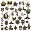 31Pcs Ocean Charms Pendant Fish Marine Collection for Jewelry Making Necklace Bracelet Earring and Slime DIY Jewelry Accessories
