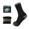 100% Waterproof Socks Stretchable Ski Coolmax Warm Custom Logo Waterproof Socks for Men Winter Rain Snow Sports Wudu Socks
