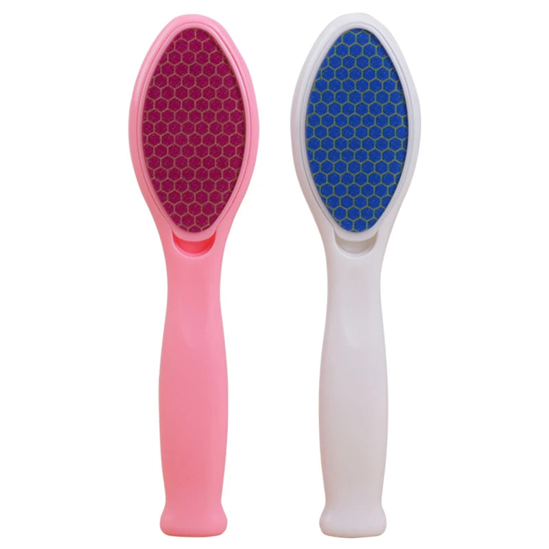 Custom Logo Nano Glass Foot File Pedicure Curve File With Plastic Handle