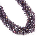 Wholesale 4mm Faceted Crystal Glass Bicone Spacer Beads for Jewelry Making Bracelet