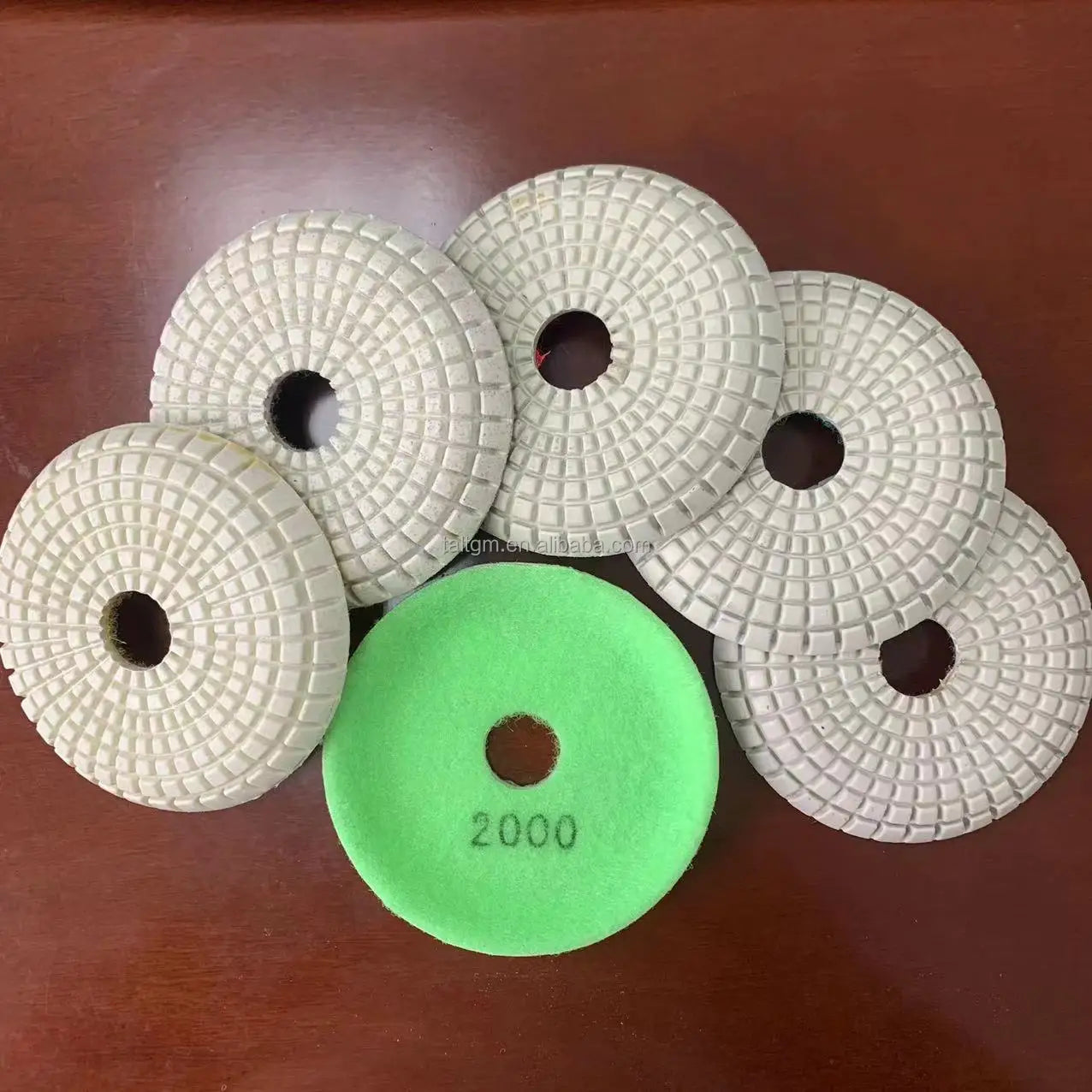 4inh Diamond Polish Pads Full Convex Polish for Stone Marble Floor Granite Concrete Flexible