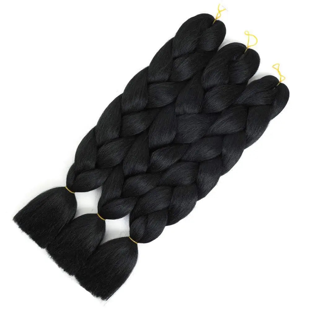 Wholesale Jumbo Braid 24 Inches 100g Synthetic Braiding Hair Ombre Jumbo Hair Extension 40 Color Braid