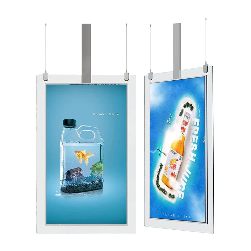 43 Inch Double Side Oled Digital Signage With Supper Slim Screen Advertising Board for Shop